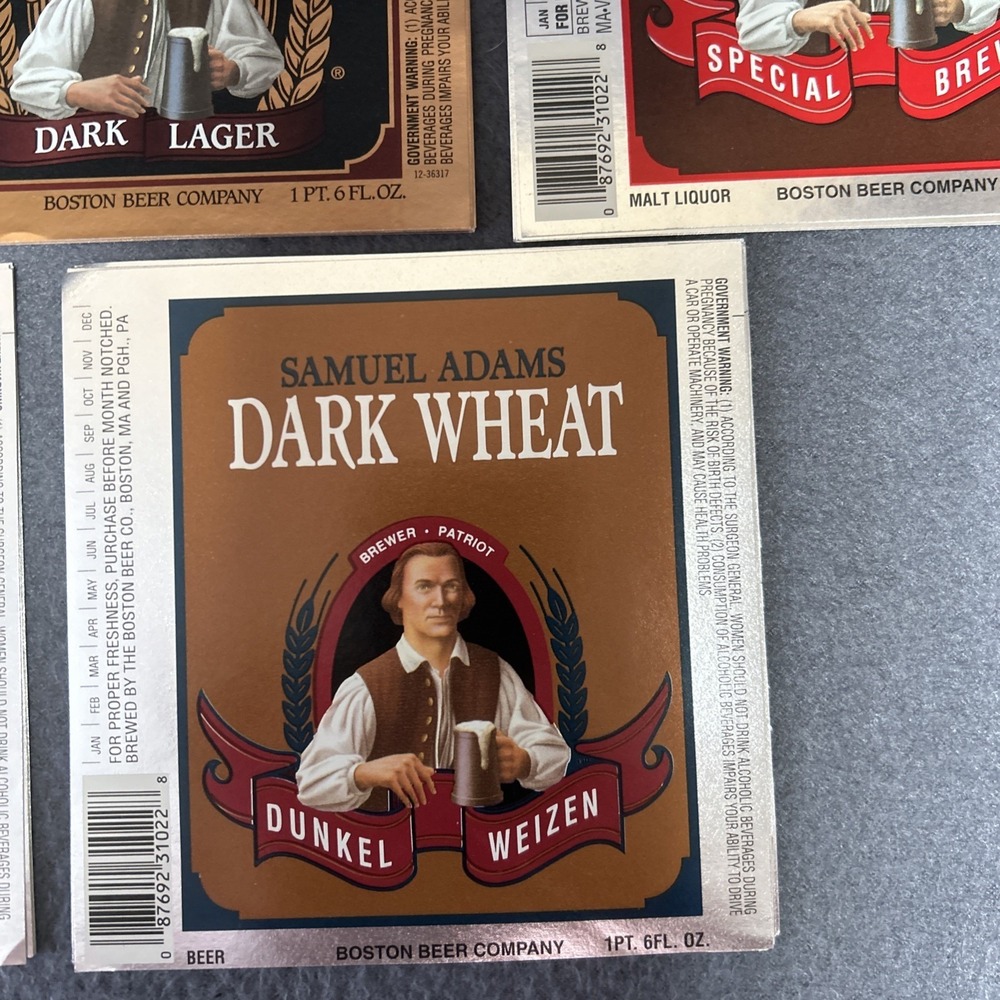 Sam Adams Boston Lager Beer Bottle Labels Lot of 32 Variety Collectible Homebrew - Picture 5 of 7